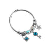 Wholesale Diy Diamond Alloy Stainless Steel Adjustable Fashion Allmatch Pendant Bracelet For Unisex