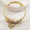 Wholesale Diy Diamond Stainless Steel Alloy Butterfly Pendant Bracelet For Women