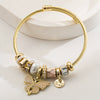 Wholesale Diy Diamond Stainless Steel Alloy Butterfly Pendant Bracelet For Women