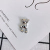 Wholesale Diy Jewelry Accessories Alloy Spray Paint Cute Cartoon Bear Pendant Jewelry Materials