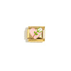 Wholesale Diy Jewelry Accessories Pendant Stainless Steel Gold Plated Geometric Oil Drop Box Pendant With Electroplating