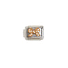 Wholesale Diy Jewelry Accessories Pendant Stainless Steel Gold Plated Geometric Oil Drop Box Pendant With Electroplating