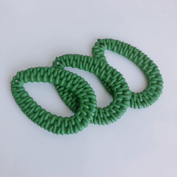 Wholesale Diy Jewelry Accessories Plastic Resin Hollow Water Drop Shape Earrings