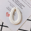 Wholesale Diy Jewelry Accessories Plastic Resin Hollow Water Drop Shape Earrings