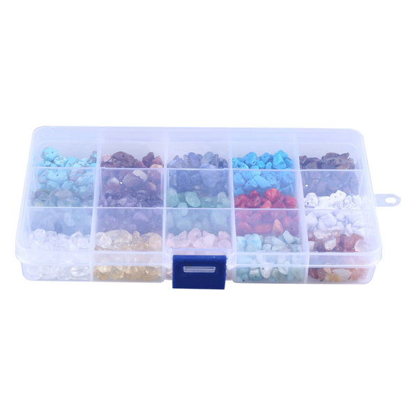 Wholesale Diy Jewelry Accessories Set Handmade Gravel Bead Bracelet Stone Material Irregular Grid