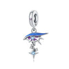 Wholesale Diy Jewelry Accessories Sterling Silver 925 Beads Virgin Cross Bracelet With Dripping Oil Design
