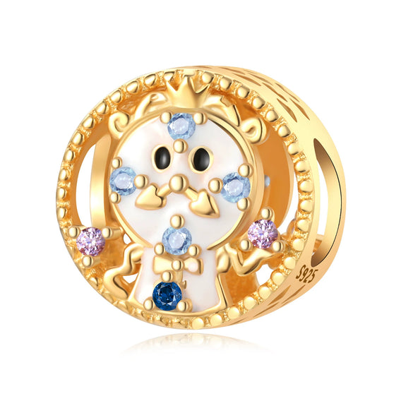 Wholesale Diy Jewelry Accessories 925 Sterling Silver Halloween Pumpkin Skull Bat Pendant Beads With Dripping Oil Design