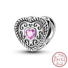 Wholesale Diy Jewelry Accessories 925 Sterling Silver Love Family Charm Decorative Beads Pendant With Dripping Oil Design