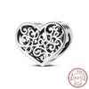 Wholesale Diy Jewelry Accessories 925 Sterling Silver Love Family Charm Decorative Beads Pendant With Dripping Oil Design