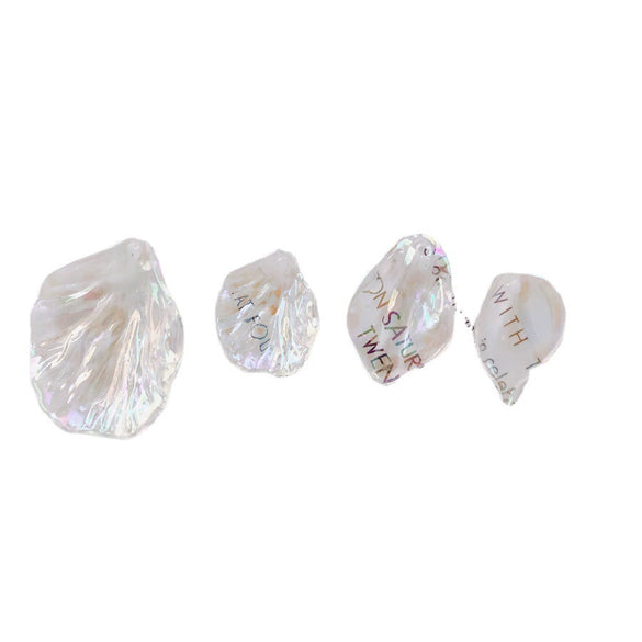 Wholesale Diy Jewelry Accessories Transparent Magic Acrylic Resin Petals Leaves Earrings Made Of Plastic And Resin