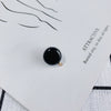 Wholesale Diy Jewelry Basic Accessories Plastic Resin Round Circle Earrings With Hole Pendant Earrings 925 Silver Needle Environmental Protection