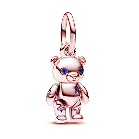 Wholesale Diy Jewelry Loose Beads Metal Electroplated Totem Pattern Hot Air Balloon Cartoon Animal Beads