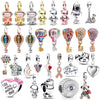 Wholesale Diy Jewelry Loose Beads Metal Electroplated Totem Pattern Hot Air Balloon Cartoon Animal Beads
