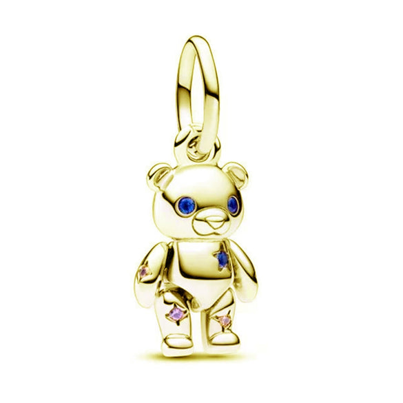 Wholesale Diy Jewelry Loose Beads Metal Electroplated Totem Pattern Hot Air Balloon Cartoon Animal Beads