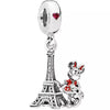 Wholesale Diy Jewelry Loose Beads Metal Electroplated Totem Pattern Hot Air Balloon Cartoon Animal Beads