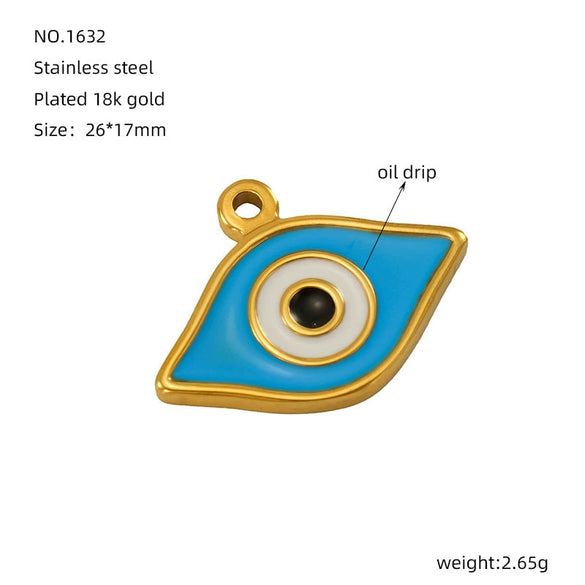 Wholesale Diy Natural Stone Stainless Steel Geometric Fashion Jewelry Semifinished Accessories With Electroplating Pendant Necklace Earrings