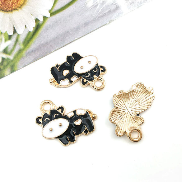 Wholesale Diy Zinc Alloy Jewelry Accessories Cartoon Style Oil Dripping Pendant Keychain For Car