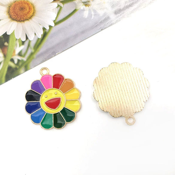 Wholesale Diy Zinc Alloy Jewelry Accessories Cartoon Style Oil Dripping Pendant Keychain For Car