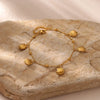 Wholesale Dolphin Starfish Shell Pendant Marine Series Anklet For Women Stainless Steel And Gold Geometric Pattern