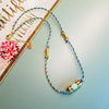 Wholesale Dopamine Necklace Brass Copper Geometric Electroplating Cylindrical Unisex