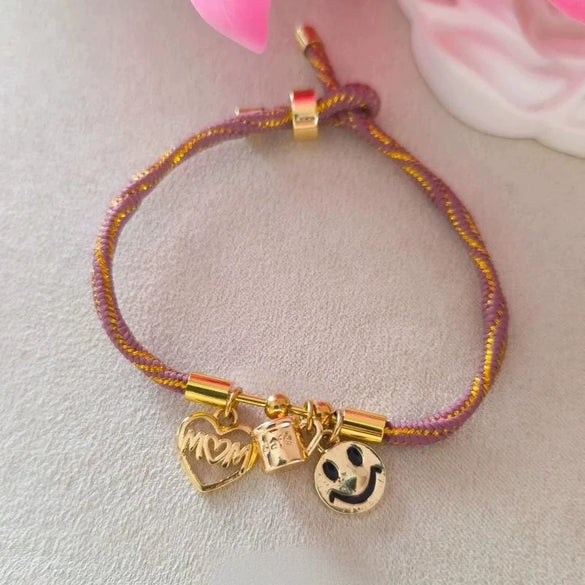 Wholesale Dopamine Necklace Copper Heart Star Letter Pendant Electroplating