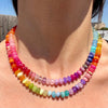 Wholesale Dopamine Necklace Stainless Steel Geometric Pendant Electroplated Diy Beaded For Women