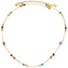 Wholesale Dopaminecolored Natural Stone Beaded Iron Waist Chain Unisex Bohemian Vacation Style