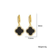 Wholesale Doublelayer Clover 360Degree Rotating Ochain Necklace Titanium Steel Electroplated In Vacuum Furnace For Women