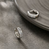 Wholesale Doublerow Zircon Earrings Alloy Electroplating Minimalist Style For Women