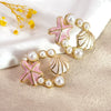 Wholesale Dripping Oil Style Animal Zodiac Pattern Stainless Steel Earrings For Women