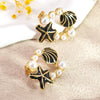 Wholesale Dripping Oil Style Animal Zodiac Pattern Stainless Steel Earrings For Women