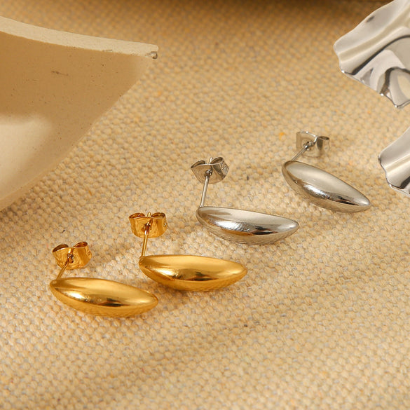 Wholesale Drop Earrings Stainless Steel Geometric Electroplating