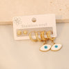 Wholesale Drop Oil Heart Shaped Stainless Steel Earrings For Women