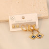 Wholesale Drop Oil Heart Shaped Stainless Steel Earrings For Women
