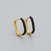 Wholesale Drop Oil Ushaped Geometric Style S925 Silver Earrings For Women