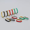 Wholesale Drop Oil Ushaped Geometric Style S925 Silver Earrings For Women