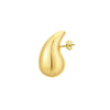 Wholesale Dropshaped Antiallergy Goldplated Hip Hop Style Women's Earrings Jewelry