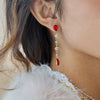Wholesale Dropshaped Geometric Minimalist Stainless Steel Tassel Earrings For Women