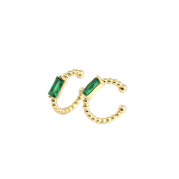 Wholesale Ear Bone Clip Jewelry S925 Sterling Silver Round Bead Geometric Electroplated For Women