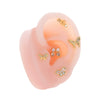 Wholesale Ear Bone Nail Stainless Steel Copper Inlaid Zircon Girlish Butterfly Bow Heart Pattern Electroplated