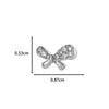 Wholesale Ear Bone Nail Stainless Steel Copper Inlaid Zircon Girlish Butterfly Bow Heart Pattern Electroplated