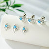 Wholesale Ear Bone Piercing Fashion Ol Style Conch Shape Metal Microinlaid Zircon Electroplated