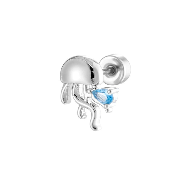 Wholesale Ear Bone Piercing Jewelry Metal Shell Pattern Electroplating Fashion Style
