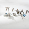Wholesale Ear Bone Piercing Jewelry Metal Shell Pattern Electroplating Fashion Style