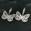 Wholesale Ear Buckle Copper Butterfly Bow Zircon Fashion Animals Style