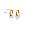 Wholesale Ear Buckles Natural Agate Jade U Shaped Stainless Steel Electroplated Light Luxury Niche Simple