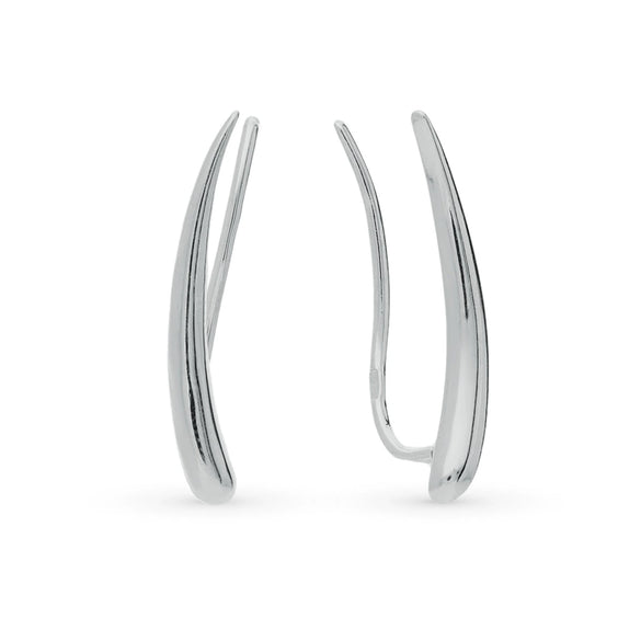 Wholesale Ear Clip S925 Sterling Silver Geometric Electroplated