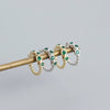 Wholesale Ear Clip S925 Sterling Silver Geometric Metal Wind For Women Electroplated
