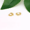 Wholesale Ear Clips 925 Sterling Silver Round Bead Electroplated For Women