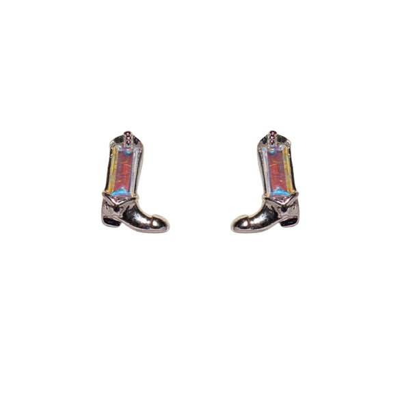 Wholesale Ear Jewelry Copper Inlaid Zircon Geometric Fivepointed Star Heart Women's